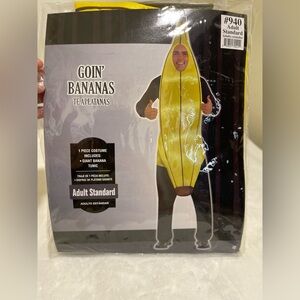 Amscan Goin' Bananas Adult Costume - Yellow and Brown Adult Standard Unisex